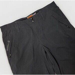 Merrell Black Capri Nylon Outdoor Cropped Pants Womens 8 Hiking Pants Size 8
